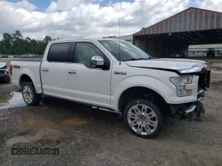 2016 Ford F-150 XLT with VIN 1FTEW1EF8GFC42811, listed as a Copart auction lot 55846215 with 215,992 mi miles and Salvage title. Bid and sale history available at DreamBid. Image 4.