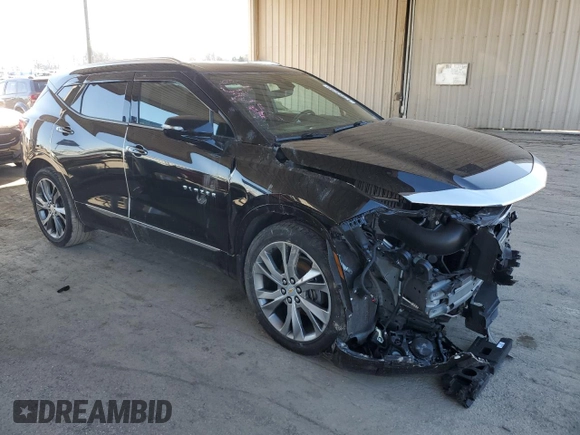 2020 Chevrolet Blazer Premier with VIN 3GNKBLRS8LS580997, listed as a Copart auction lot 47553255 with 46,373 mi miles and Salvage title. Bid and sale history available at DreamBid. Image 4.