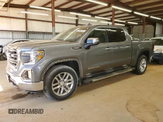 2022 GMC Sierra 1500 Limited SLT with VIN 1GTU9DET8NZ192191, listed as a Copart auction lot 46782145 with 0 mi miles and Salvage Title. Bid and sale history available at carsss.com. Image 1.