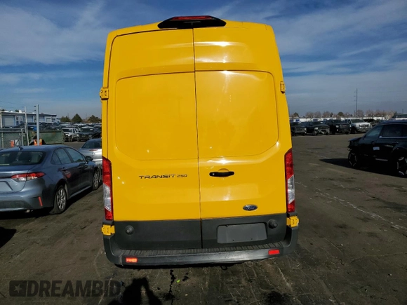 2020 Ford Transit Cargo with VIN 1FTBR1X85LKA56802, listed as a Copart auction lot 87392304 with 101,835 mi miles and Salvage Title. Bid and sale history available at DreamBid. Image 6.