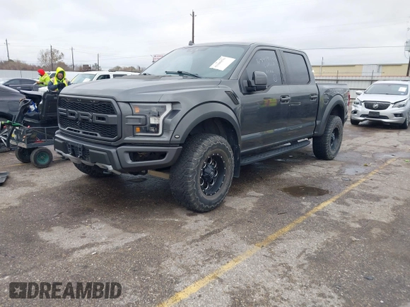 2020 Ford F-150 Raptor with VIN 1FTFW1RG0LFB66566, listed as a IAAI auction lot 41306076 with 92,596 mi miles and . Bid and sale history available at carsss.com. Image 17.