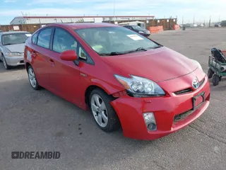 2010 Toyota Prius II with VIN JTDKN3DU8A5011986, listed as a IAAI auction lot 40935562 with 1 mi miles. Bid and sale history available at carsss.com. Image 1.