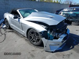 2019 Ford Mustang EcoBoost with VIN 1FATP8UH9K5193087, listed as a IAAI auction lot 41740204 with Not Provided miles and . Bid and sale history available at carsss.com. Image 1.