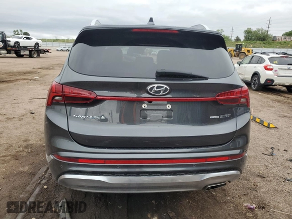 2023 Hyundai Santa Fe Calligraphy with VIN 5NMS5DAL8PH501030, listed as a Copart auction lot 59320305 with 35,178 mi miles and Salvage title. Bid and sale history available at DreamBid. Image 6.