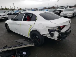 2017 Alfa Romeo Giulia with VIN ZARFAEDN1H7541156, listed as a Copart auction lot 73412182 with 50,085 mi miles. Bid and sale history available at carsss.com. Image 2.