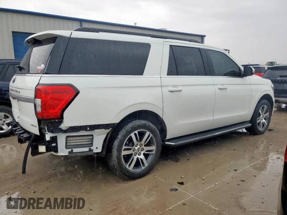 2022 Ford Expedition Max XLT z VIN 1FMJK1HT3NEA56300, wystawiony jako Copart lot #55609435 z przebiegiem 39 486 mil mil oraz Szkoda całkowita • Salvage title. Historia ofert i sprzedaży dostępna na DreamBid. Obrazek 3.