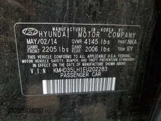 2014 Hyundai Elantra GT GLS with VIN KMHD35LH1EU202283, listed as a Copart auction lot 80750574 with 115,953 mi miles and Salvage Title. Bid and sale history available at carsss.com. Image 12.