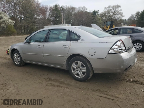 2007 Chevrolet Impala LS with VIN 2G1WB58N879379159, listed as a Copart auction lot 51202185 with 75,058 mi miles and Clean Title. Bid and sale history available at DreamBid. Image 2.