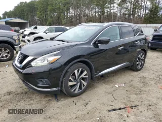 2017 Nissan Murano S z VIN 5N1AZ2MHXHN154084, wystawiony jako Copart lot #50350495 z przebiegiem 56 391 mil mil oraz Szkoda całkowita • Salvage title. Historia ofert i sprzedaży dostępna na DreamBid. Obrazek 1.