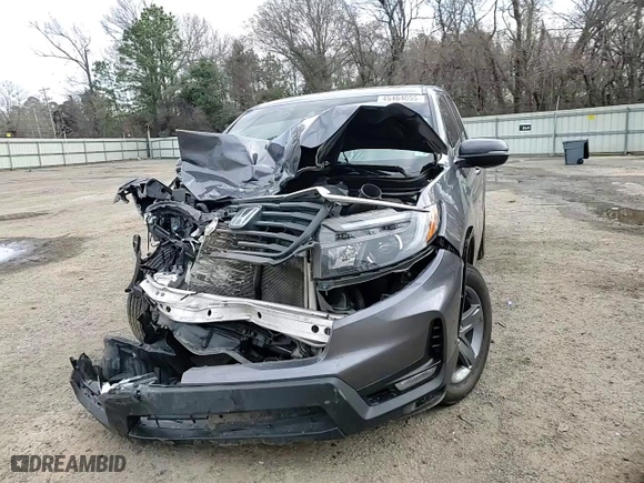 2023 Honda Ridgeline RTL with VIN 5FPYK3F59PB032871, listed as a Copart auction lot 45464055 with 0 mi miles and Salvage Title. Bid and sale history available at carsss.com. Image 10.