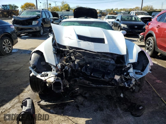 2016 Chevrolet Corvette 2LT with VIN 1G1YD2D74G5118830, listed as a Copart auction lot 76782494 with 0 mi miles and Salvage Title. Bid and sale history available at carsss.com. Image 5.