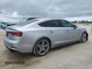 2018 Audi A5 Sportback Premium Plus with VIN WAUENCF55JA055144, listed as a Copart auction lot 50407034 with 119,786 mi miles. Bid and sale history available at carsss.com. Image 3.