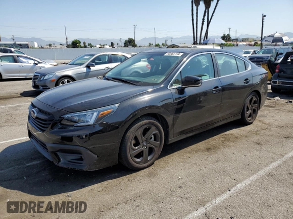 2022 Subaru Legacy Sport with VIN 4S3BWAH65N3003388, listed as a Copart auction lot 63883194 with 34,631 mi miles and Salvage Title. Bid and sale history available at carsss.com. Image 1.