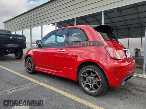 2013 FIAT 500 Turbo with VIN 3C3CFFHHXDT746395, listed as a Copart auction lot 44839585 with 72,442 mi miles and Clean Title. Bid and sale history available at carsss.com. Image 3.