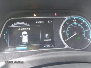 2019 Nissan LEAF SV z VIN 1N4AZ1CP7KC303423, wystawiony jako IAAI lot #42217532 z przebiegiem 67 992 mil mil oraz . Historia ofert i sprzedaży dostępna na DreamBid. Obrazek 19.