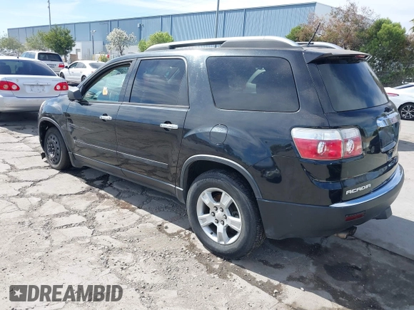 2009 GMC Acadia SLE1 with VIN 1GKER13D09J109506, listed as a IAAI auction lot 41999501 with 153,833 mi miles and . Bid and sale history available at DreamBid. Image 3.
