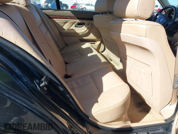 2003 BMW 5 Series 530iA with VIN WBADT63493CK37063, listed as a IAAI auction lot 41637589 with 179,191 mi miles. Bid and sale history available at carsss.com. Image 8.