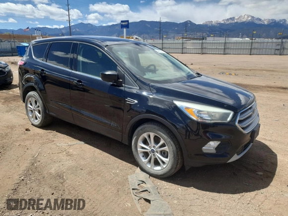 2017 Ford Escape SE with VIN 1FMCU9GD9HUD11375, listed as a Copart auction lot 54952235 with 154,345 mi miles and Clean Title. Bid and sale history available at DreamBid. Image 4.