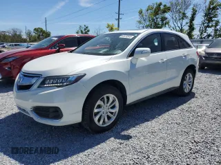 2017 Acura RDX w/Technology Pkg with VIN 5J8TB3H52HL000635, listed as a Copart auction lot 49536545 with 57,383 mi miles and Salvage Title. Bid and sale history available at carsss.com. Image 1.