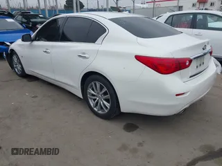 2015 Infiniti Q50 Premium with VIN JN1BV7AP6FM342619, listed as a IAAI auction lot 41871222 with 162,873 mi miles. Bid and sale history available at carsss.com. Image 3.
