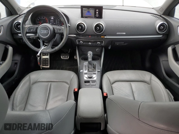 2017 Audi A3 Sedan Premium with VIN WAUB8GFF4H1063563, listed as a Copart auction lot 51290734 with 79,263 mi miles. Bid and sale history available at carsss.com. Image 8.