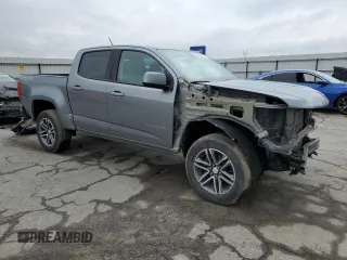 2021 Chevrolet Colorado 4WD Work Truck with VIN 1GCGTBEN9M1193206, listed as a Copart auction lot 82098144 with 66,122 mi miles and Salvage title. Bid and sale history available at DreamBid. Image 4.