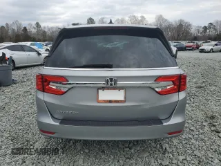 2019 Honda Odyssey EX-L with VIN 5FNRL6H72KB036411, listed as a Copart auction lot 43277355 with 76,244 mi miles and Salvage Title. Bid and sale history available at DreamBid. Image 6.