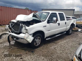 2006 Ford Super Duty F-250 XL with VIN 1FTSW20P66ED96981, listed as a Copart auction lot 62476464 with 202,019 mi miles and Salvage Title. Bid and sale history available at carsss.com. Image 1.