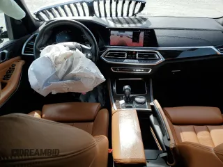 2019 BMW X5 xDrive40i with VIN 5UXCR6C57KLL34538, listed as a Copart auction lot 50252445 with 108,588 mi miles and Salvage Title. Bid and sale history available at carsss.com. Image 8.