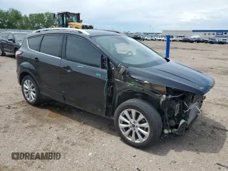 2018 Ford Escape Titanium with VIN 1FMCU9J95JUB31286, listed as a Copart auction lot 58721355 with 100,329 mi miles and Salvage title. Bid and sale history available at DreamBid. Image 4.