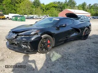 2022 Chevrolet Corvette 3LT z VIN 1G1YC2D46N5117832, wystawiony jako Copart lot #55146784 z przebiegiem 21 569 mil mil oraz Szkody całkowita. Historia ofert i sprzedaży dostępna na DreamBid. Obrazek 1.
