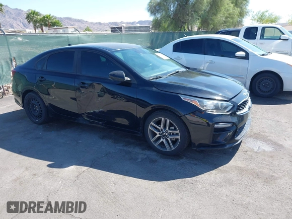 2019 Kia Forte S with VIN 3KPF34AD2KE047339, listed as a IAAI auction lot 42099823 with 63,814 mi miles. Bid and sale history available at carsss.com. Image 1.