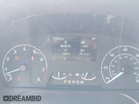 2022 Ford Transit Cargo with VIN 1FTBR3X89NKA23915, listed as a IAAI auction lot 42233534 with 3,755 mi miles and . Bid and sale history available at DreamBid. Image 7.