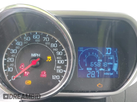 2014 Chevrolet Spark LT with VIN KL8CD6S94EC426322, listed as a IAAI auction lot 41894970 with 65,818 mi miles. Bid and sale history available at carsss.com. Image 7.