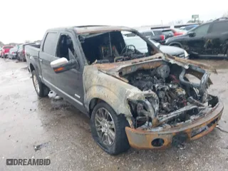 2013 Ford F-150 XL with VIN 1FTFW1ET3DFD33538, listed as a IAAI auction lot 41556972 with 1 mi miles. Bid and sale history available at carsss.com. Image 1.