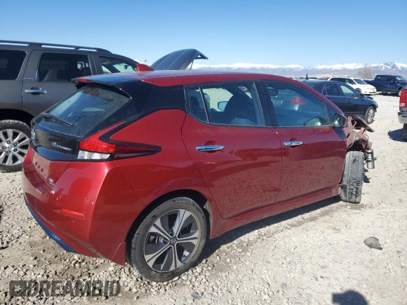 2020 Nissan LEAF SV Plus with VIN 1N4BZ1CP8LC304327, listed as a Copart auction lot 50620875 with 72,118 mi miles and Salvage Title. Bid and sale history available at DreamBid. Image 3.