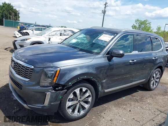 2020 Kia Telluride S with VIN 5XYP64HC7LG018450, listed as a IAAI auction lot 42072769 with 93,110 mi miles and . Bid and sale history available at DreamBid. Image 14.