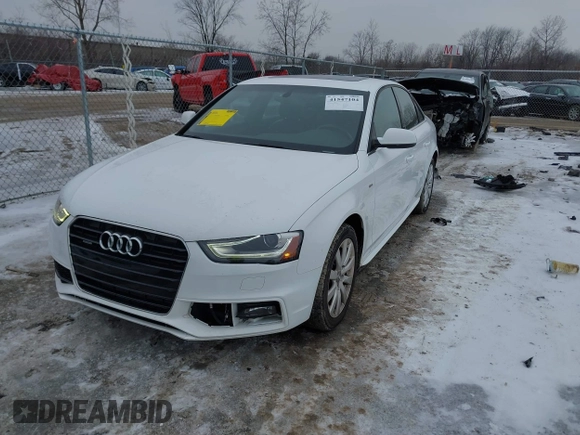 2015 Audi A4 Premium with VIN WAUBFAFL6FN014508, listed as a IAAI auction lot 41547104 with 137,491 mi miles. Bid and sale history available at carsss.com. Image 18.