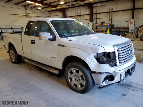 2011 Ford F-150 XL with VIN 1FTFX1ET9BFB04923, listed as a Copart auction lot 88282565 with 193,985 mi miles and Salvage Title. Bid and sale history available at carsss.com. Image 4.