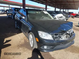 2009 Mercedes-Benz C-Class 3.5L Sport with VIN WDDGF56X99R068598, listed as a IAAI auction lot 41830790 with 92,049 mi miles. Bid and sale history available at carsss.com. Image 1.