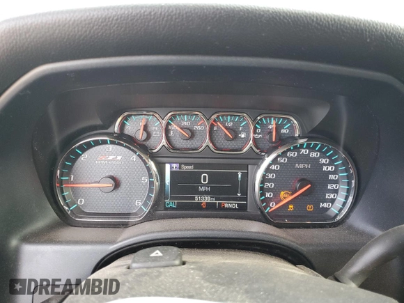 2018 Chevrolet Silverado 1500 LT with VIN 1GCVKREC4JZ247364, listed as a Copart auction lot 54399465 with 51,339 mi miles and Salvage Title. Bid and sale history available at DreamBid. Image 9.