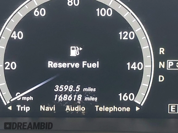 2011 Mercedes-Benz S-Class S 550 with VIN WDDNG7BBXBA366494, listed as a IAAI auction lot 41651356 with 168,618 mi miles. Bid and sale history available at carsss.com. Image 15.