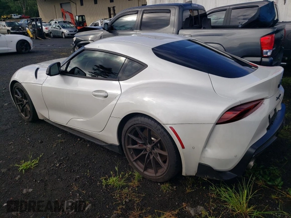 2023 Toyota Supra 3.0 z VIN WZ1DB0G07PW057130, wystawiony jako Copart lot #79969234 z przebiegiem 9 512 mil mil oraz Szkoda całkowita • Salvage title. Historia ofert i sprzedaży dostępna na DreamBid. Obrazek 2.