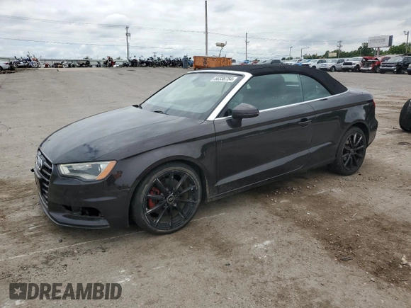 2015 Audi A3 1.8T Premium Plus with VIN WAU5CLFF8F1101636, listed as a Copart auction lot 56336754 with 125,709 mi miles and Salvage Title. Bid and sale history available at carsss.com. Image 1.