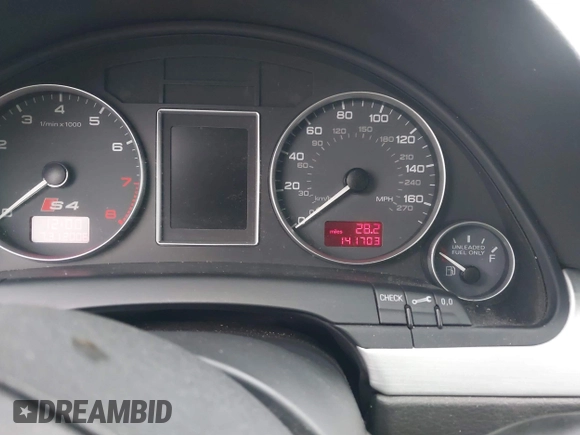 2007 Audi S4 z VIN WAUGL78E67A190905, wystawiony jako IAAI lot #41456682 z przebiegiem 141 703 mil mil oraz . Historia ofert i sprzedaży dostępna na DreamBid. Obrazek 7.