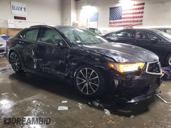 2018 Acura TLX w/Technology Pkg with VIN 19UUB2F52JA003652, listed as a Copart auction lot 45919365 with 135,676 mi miles and Salvage Title. Bid and sale history available at carsss.com. Image 4.