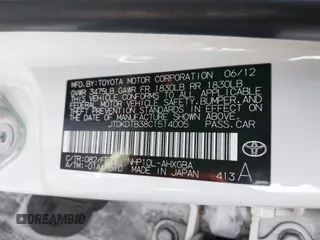 2012 Toyota Prius c One with VIN JTDKDTB38C1514005, listed as a IAAI auction lot 41903868 with 62,344 mi miles. Bid and sale history available at carsss.com. Image 9.