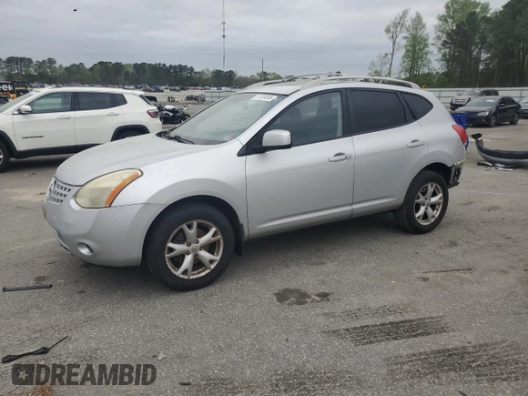 2008 Nissan Rogue SL with VIN JN8AS58V08W119353, listed as a Copart auction lot 51059095 with 222,771 mi miles and Salvage Title. Bid and sale history available at DreamBid. Image 1.