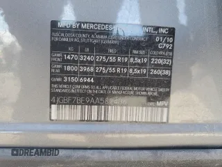 2010 Mercedes-Benz GL-Class GL 450 with VIN 4JGBF7BE9AA582406, listed as a Copart auction lot 77448494 with 124,849 mi miles and Clean Title. Bid and sale history available at carsss.com. Image 13.