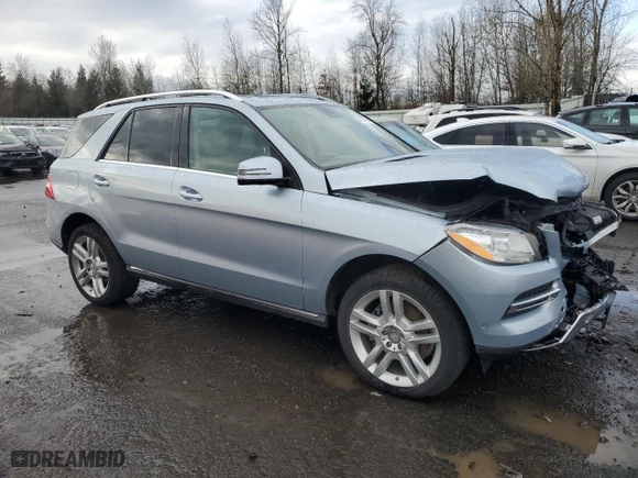 2014 Mercedes-Benz M-Class ML 350 with VIN 4JGDA5HB6EA397079, listed as a Copart auction lot 44947655 with 75,869 mi miles and Salvage Title. Bid and sale history available at carsss.com. Image 4.